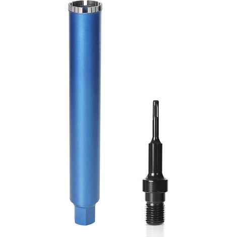Couronne de Forage diamantée 1 ¼" UNC Ø62 mm/L460 mm avec adapt. SDS-Plus (1/5)