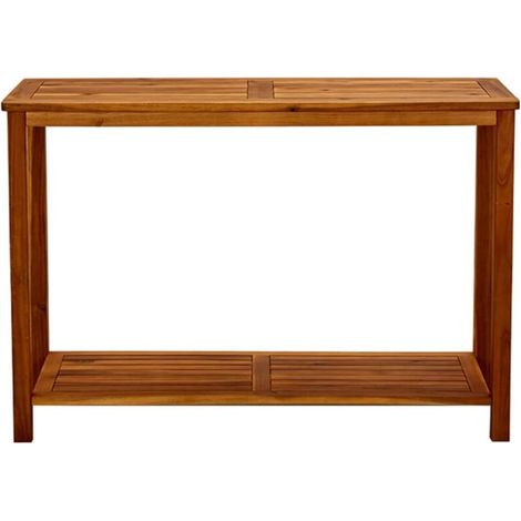 Table d'appoint de jardin INLIFE, 110x40x75 cm, bois d'acacia massif. (1/4)