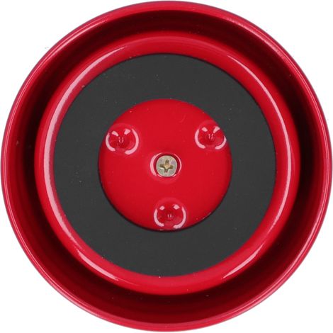 Minuteur de cuisine mécanique, horloge ronde pour cuisiner et étudier, gestionnaire de temps pour étudiants, rouge (1/5)