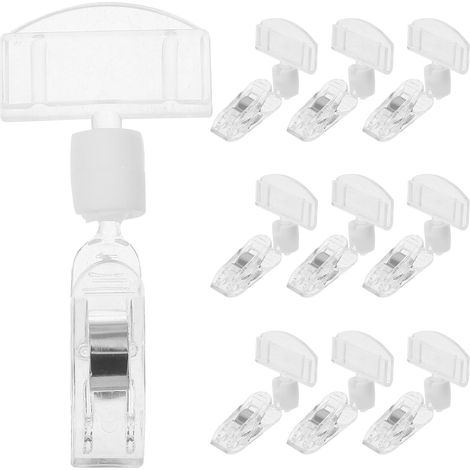 12 pièces pinces à clips en plastique ABS avec position