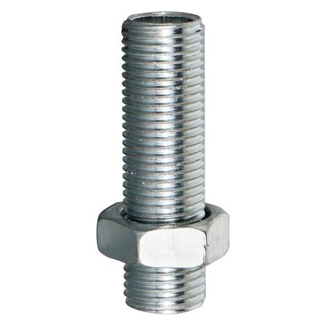 Tornillo prisionero con tuerca Ø9.6x35mm para portalámparas