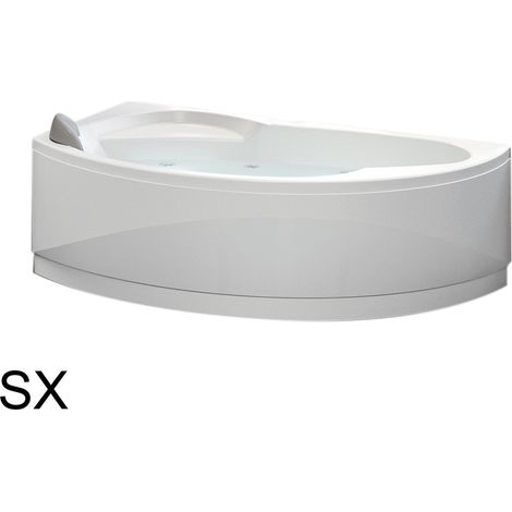 Vasca angolare asimmetrica semicircolare vogue 165x85 dx vasca  hydro