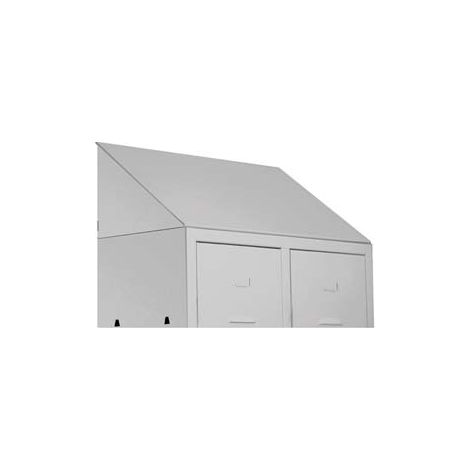TETTO INCLINATO PER ARMADIO SPORCO/PULITO  cm.68,5x50    PROMETAL