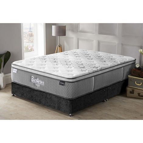 Matelas mémoire de forme 140x190 cm – Double confort semi-ferme et moelleux – Épaisseur 32 cm – Anti-acariens et antibactérien – Sofareva (1/5)