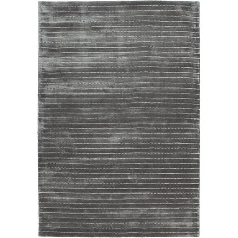 Tappeto Prime Silber 110 in lana e viscosa (1/4)