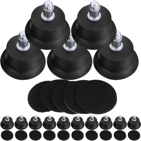 Lot de 15 patins fixes pour pieds chaise bureau (1/5)