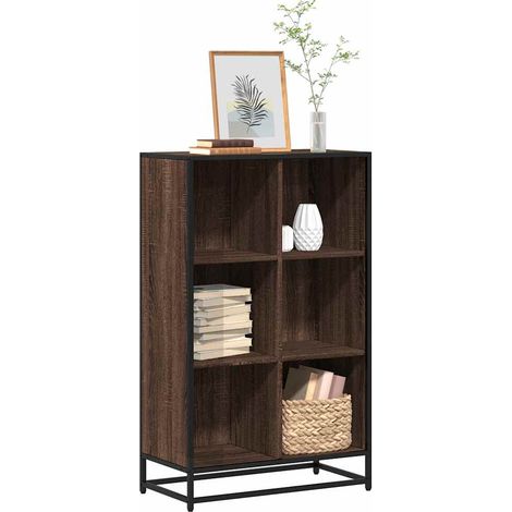 Bücherregal Braun Eichen-Optik 65,5x33x107,5 cm Holzwerkstoff