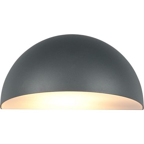 Applique d'extérieur, éclairage de façade, applique murale de maison, aluminium anthracite, lampe de jardin H 14 cm (1/5)