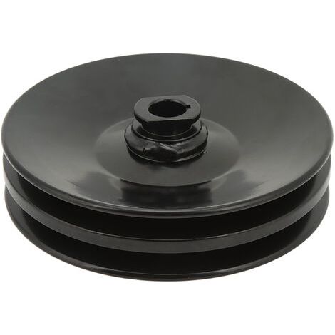Polea de bomba de dirección asistida de doble ranura con eje de chavetero de 5/8 de pulgada 86 01975 R. Repuesto para motor Chevy SBC BBC 350 454. (1/5)
