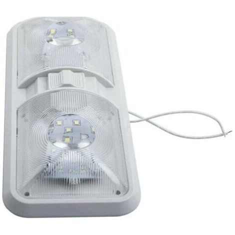 Plafoniera LED BUNTHAUS 12V per Camper, Illuminazione Interna per Camper e Barca con Interruttore, Plafoniera a Cupola per Caravan 48LED 800LM per Rimorchio da Campeggio (1/4)