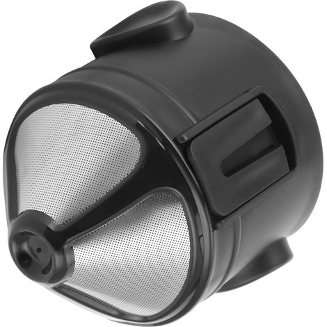 Filtre à café inox 6cm, cône pliable réutilisable, accessoire pour cafetière, passoire métallique durable, infuseur compact, compatible avec tasses et mugs, sans papier. (1/5)
