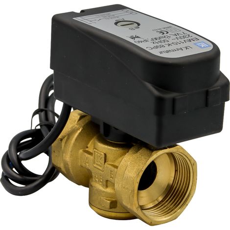 LK 525 2-Wege Set Rp 1 1/4” Innengewinde inkl. Motor 1m Kabel (1/5)