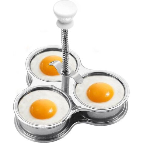 Pochiergerät aus Edelstahl – Einfach zu bedienen zum Pochieren von Eiern – Küchenaccessoire für Brunch und Frühstück.