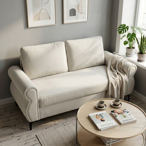 FX-P21EU-CW (SOFA 5180-10)-Preiswertes Komfortsofa mit Federkern – ergonomische Sitzhöhe & alltagstaugliches Design