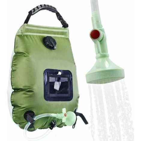 Solarbetriebener Duschbeutel, tragbarer Duschbeutel, 20-Liter-Camping-Duschbeutel, Badewasserbeutel (1/5)