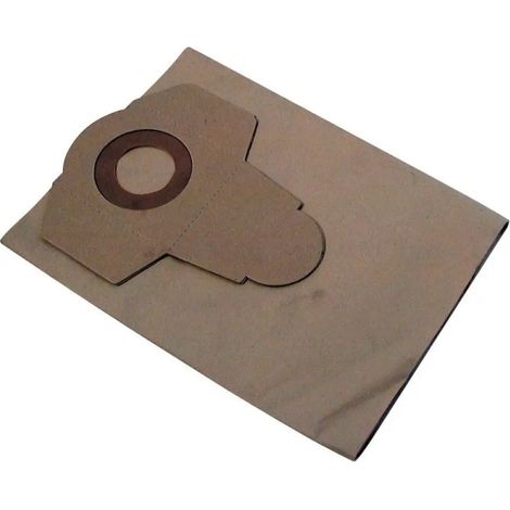 Sac papier 5 L pour aspirateur eau et poussière G16713 et G58582 - 10x