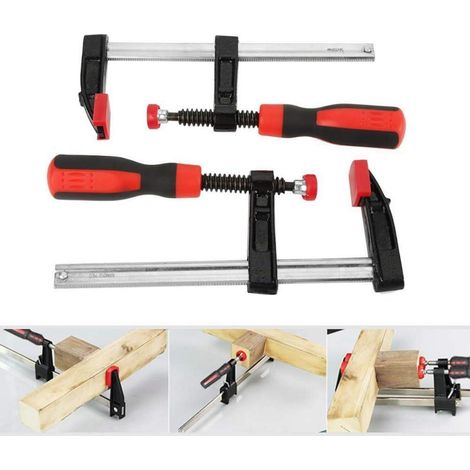 Schraubzwinge F Klemmzwinge Temperguss Spannweite 2 Stück 50 X 150 Mm (1/5)