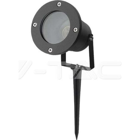 Lámpara empotrada V-TAC con portalámparas GU10 (máx. 35 W), color negro ajustable, IP65