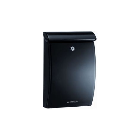 CASSETTA POSTALE ESTERNA IN POLIESTERE NERO - 34X24X10CM