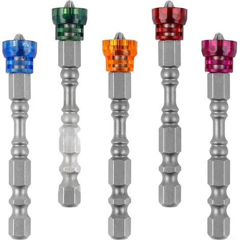 Embouts de tournevis PH2/65mm acier aimanté, pour bricolage (1/5)