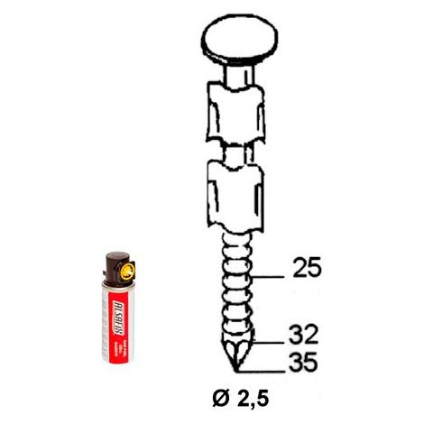 Packs JDBG de 2 000 pointes annelées INOX 25° en bande 28 x 32 mm + 2 cartouches de gaz jaune GAZ0020 - P2528329 Alsafix