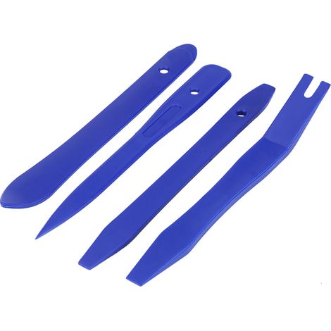 Kit de 12 pièces outils démontage ouverture intérieur voiture autoradio panneau porte garniture à clips tableau bord (1/5)