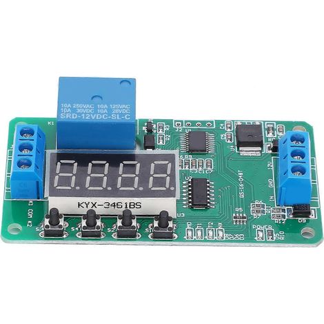 Selbstverriegelnde Relaisplatine, multifunktionale elektronische Komponente für Heimbeleuchtungssysteme, 12 V DC (1/4)
