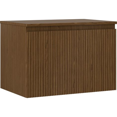 Mexen Rivel mobile bagno sottolavabo 70 cm con piano, 1 cassetto, scanalato, noce - 91A20-07047-1-BFC86 (1/5)