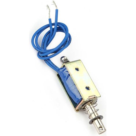 Gleichstrom-Zug-Elektromagnet JF-0530B: 5 N Saugkraft, 6 V/12 V/24 V, 10 mm Hub. (1/5)