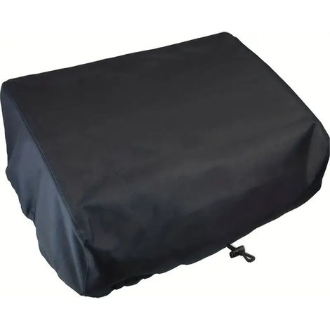 Sollbry 2 pièces Housse de Protection Plaque de cuisson,Dimension 58x47x23cm,Bâche Imperméable avec Élastique de Serrage,Facile à Nettoyer,Barbecue Extérieur (1/5)
