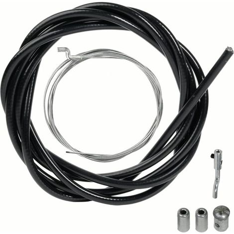 Câble d'Accélérateur pour Tondeuse à Gazon 1.5mm, avec Embout en Z et Serre Câble Kit de Réparation Universel pour Débroussailleuse et Motoculteur (1/5)