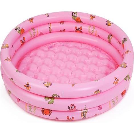 1 Piscine Gonflable, 3 Anneaux, PVC Sans BPA, Sol Souple, Jardin Extérieur (1/5)