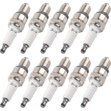 10 Pièces Bougie d'Allumage Alliage Aluminium Moteur Essence Accessoire Allumage pour GX120 GX160 GX200 (1/5)
