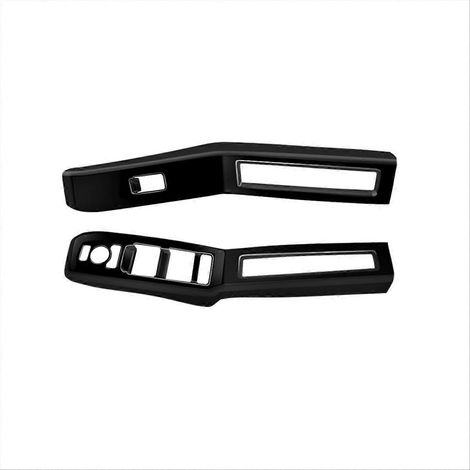 Cadre de panneau de commande de lève-vitre pour voiture à conduite à droite, noir brillant (1/5)