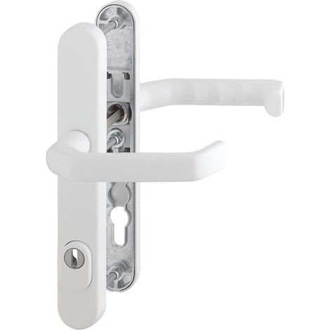 HOPPE® Schutz-Drückergarnitur mit Schmalschild Liverpool 1313G/3359ZA/3357N, Aluminium, 2895717 (1/4)