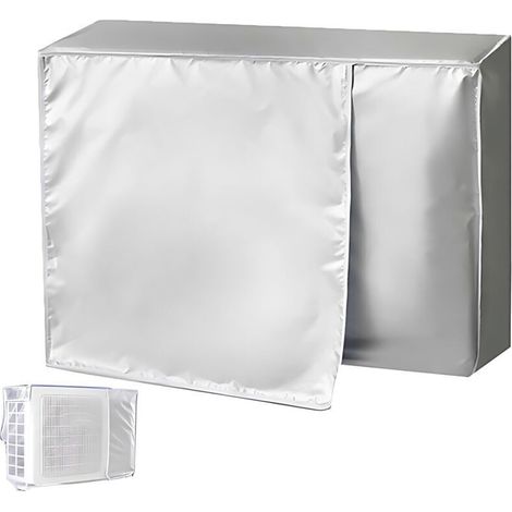 Telo di protezione per condizionatore d'aria esterno – 96 x 40 x 70 cm – resistente alla pioggia e ai raggi UV – realizzato in tessuto di poliestere impermeabile