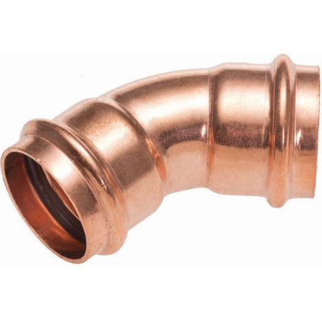 coude 45 degrés - a sertir - cuivre - femelle / femelle - diamètre 14 mm - sachet de 2 - altech alt02p5041-1400
