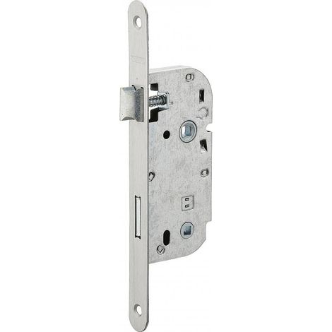 Serratura ECO da incasso per WC, asse 40 mm, frontale inox arrotondato, senza incontro – THIRARD (1/2)