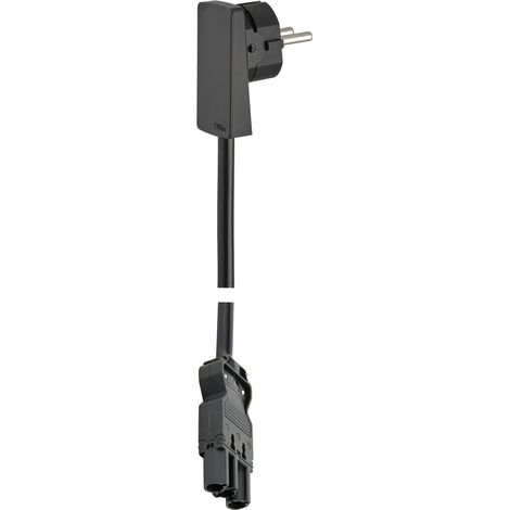 EVOline 1512 0015 2100 Strom Anschlusskabel  Schwarz 1.5 m