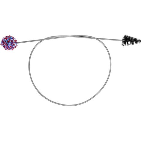 Ensemble de Brosses de Nettoyage D'instruments en Laiton de qualité Supérieure, en Acier Inoxydable et en Nylon, pour Trompettes, Cor Français, Trombone (1/5)
