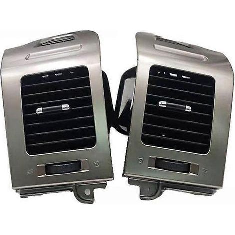 1 paire de grilles d'aération avant pour tableau de bord Mitsubishi Pajero V93 V97 V87 V88 V83 2007-2020, ensemble de sortie de climatisation chromée (1/5)