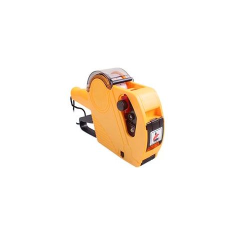 Étiqueteuse de prix 8 chiffres MX-5500EOS avec rouleau d’étiquettes et encreur, pour bureau, magasin, épicerie, jaune – (1/5)