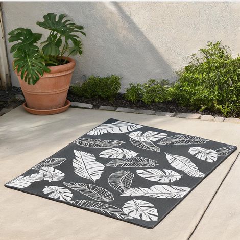 Tapis d'extérieur en plastique résistant à l'eau 182 x 274 cm (1/5)