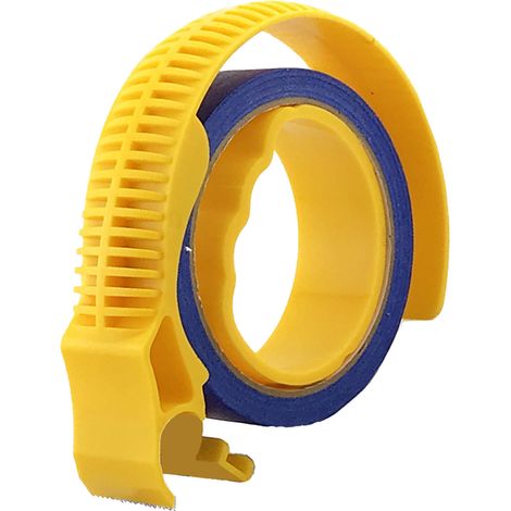 [JAMAIS UTILISÉ]Ruban de masquage et dérouleur inclus : ruban adhésif souple, imperméable et résistant de 25 mm de large, avec applicateur pour la décoration. (1/5)