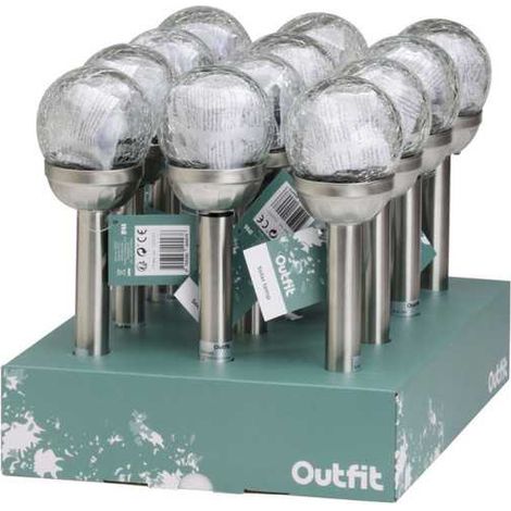 Lámpara Solar Pack 12 Unidades