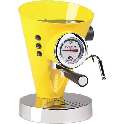 Bugatti Diva Coffee Machine Yellow
