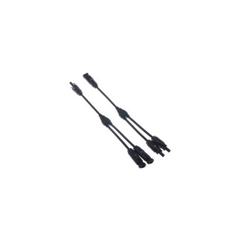 Câble de connexion solaire MC4 en Y – Étanche IP67 – Connexion parallèle pour panneaux photovoltaïques – Courant 20A/30A (1/5)