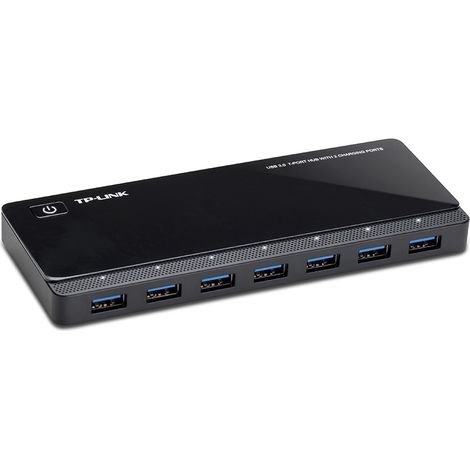 UH720 hub de interfaz USB 3.2 Gen 1 (3.1 Gen 1) Micro-B 5000 Mbit/s Negro