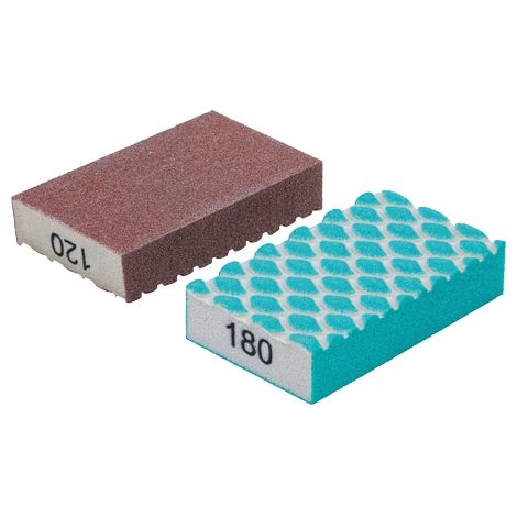 Spugna abrasiva BGS DIY grana 120 e 180 115x68x25 mm