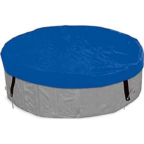 Doggy Pool Bâche de Protection pour Piscine Bleu L 160 cm